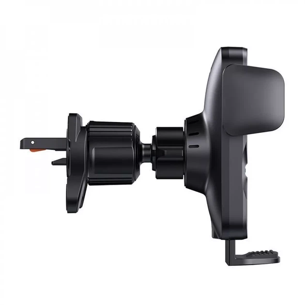 Автомобильный держатель с беспроводным ЗУ Baseus Wisdom Auto Alignment 15W black - изображение 5