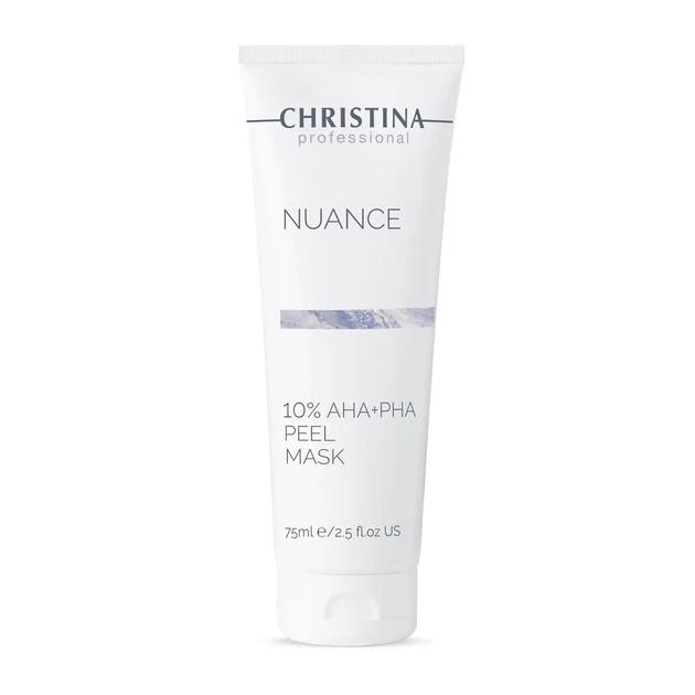 Пілінг-маска із 10% AHA+PHA CHRISTINA 75 мл Nuance 10% AHA+PHA Peel Mask - Фото 1 Пілінг-маска із 10% AHA+PHA CHRISTINA 75 мл Nuance 10% AHA+PHA Peel Mask - зображення 1