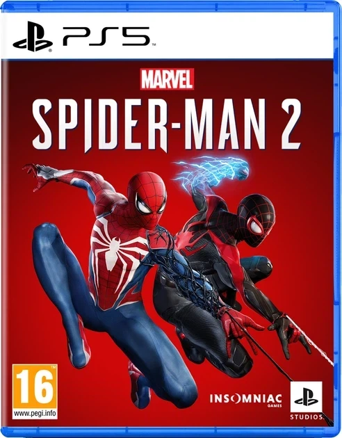 Диск для PlayStation 5 - Marvel Spider-Man 2, русская версия - Фото 1 Диск для PlayStation 5 - Marvel Spider-Man 2, русская версия - изображение 1