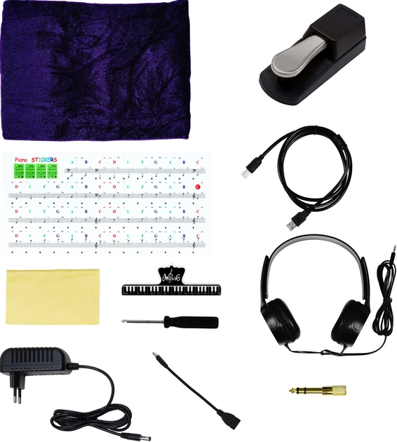 Цифрове піаніно MusicMate MM-P9 PinkMelody Рожеве - зображення 5