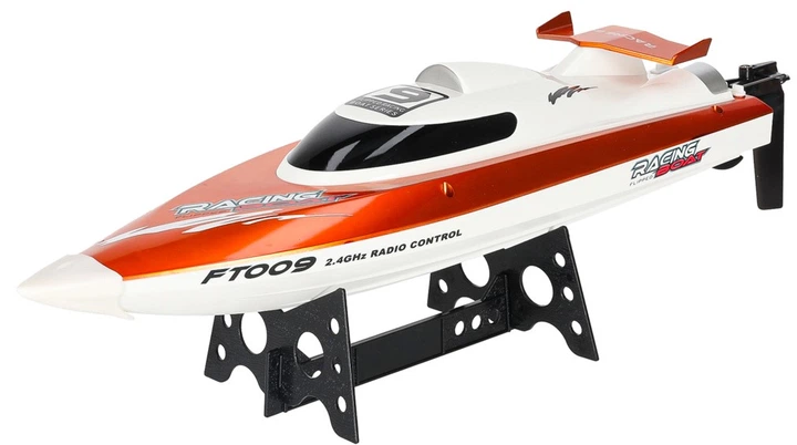 Човен з дистанційним керуванням Ikonka RC FT009 Помаранчевий (KX9029_1) (5903039709478) - зображення 3