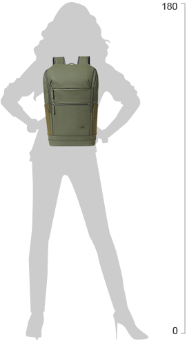 Рюкзак для ноутбука RIVACASE Eden 7856 15.6" Olive Green (RC7856_GN) - зображення 3