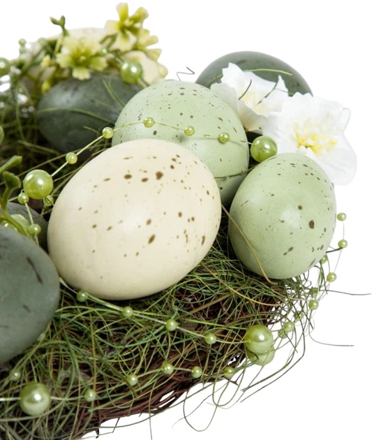 Великодній вінок Homla Easter Joy з яйцями 23x23x8 см (5906496725593) - зображення 3