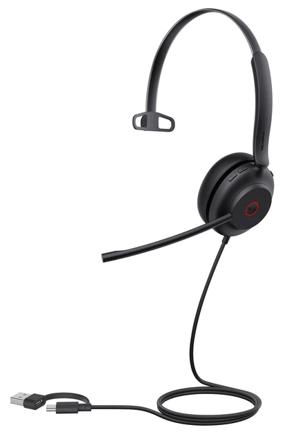 Słuchawki Yealink UH35 UH35 Mono Teams USB-C/A Black (286334) - obraz 4