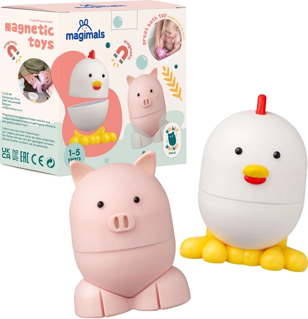 Ігровий набір Clics Magimals Wibly Wobly Магнітна ферма 401001 (5425002306243) - зображення 7