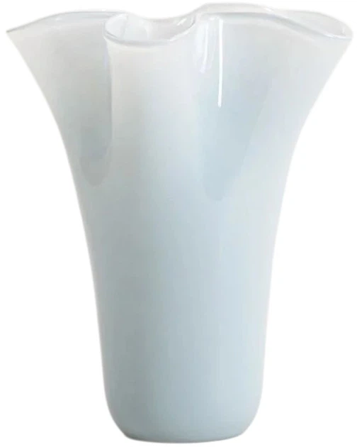 Ваза Homla Veyora скляна блакитна 20x20x20 см (5906496771101) - зображення 2