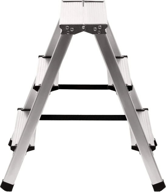 Drabina aluminiowa Kadax Musko z podestem 3 stopnie 125 kg K4417 (5903699435045) - obraz 3