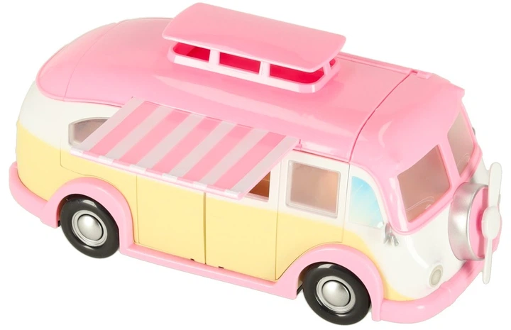 Ігровий набір Ikonka Автомобіль-морозивниця Магазин морозива Кемпер з розкладним столиком і стільцями 30 елементів (KX3037) (5903039767713) - зображення 3