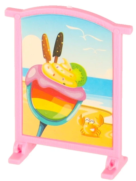 Ігровий набір Ikonka Автомобіль-морозивниця Магазин морозива Кемпер з розкладним столиком і стільцями 30 елементів (KX3037) (5903039767713) - зображення 7