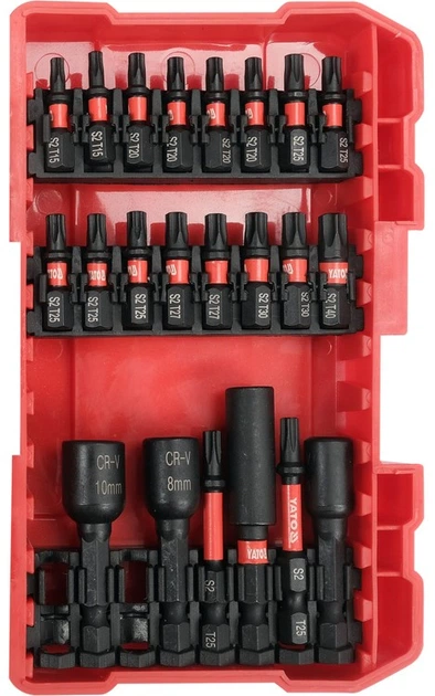 Zestaw końcówek Yato YT-04617 udarowych śrubokrętowych 54 szt (5906083114175) - obraz 3