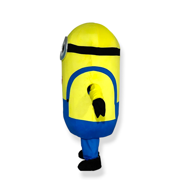 Костюм двоокий Міньйон на дорослого. Карнавальний костюм на Хелловін Minion (ріст 1,5м-1,85м) - зображення 3