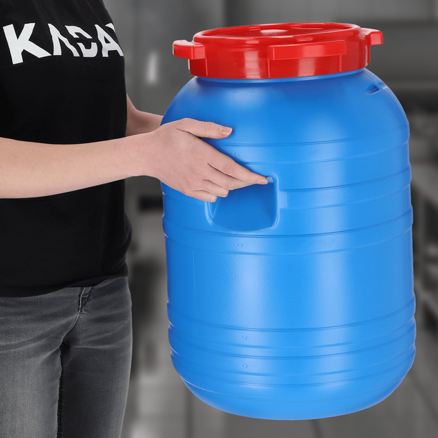 Plastikowa beczka do kiszenia Kadax 30 L Niebieska (K3892) (5903699429150) - obraz 5
