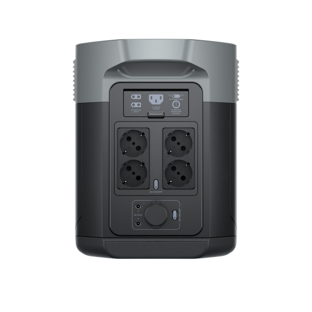 Зарядна станція EcoFlow DELTA 2 MAX (EU) 2048 Wh / 2400W – електростанція екофло для дому та квартири - зображення 2