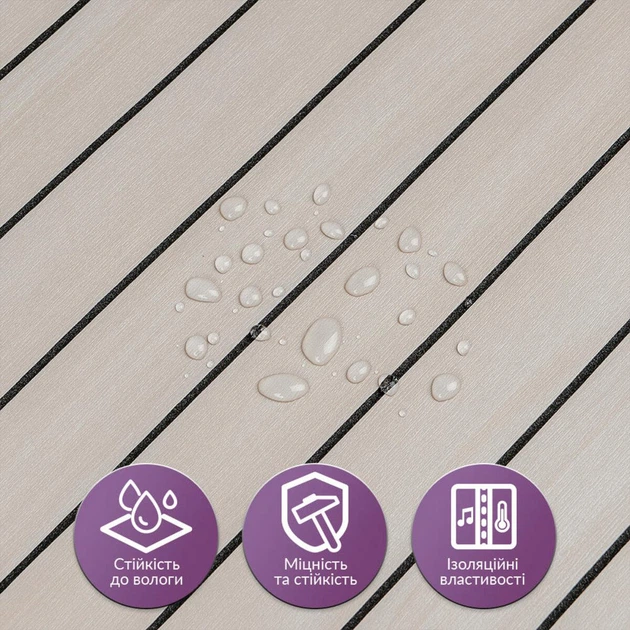 3D панель самоклеюча Sticker Wall SW-00002902 600х2900х3 мм дерево срібляста - изображение 4