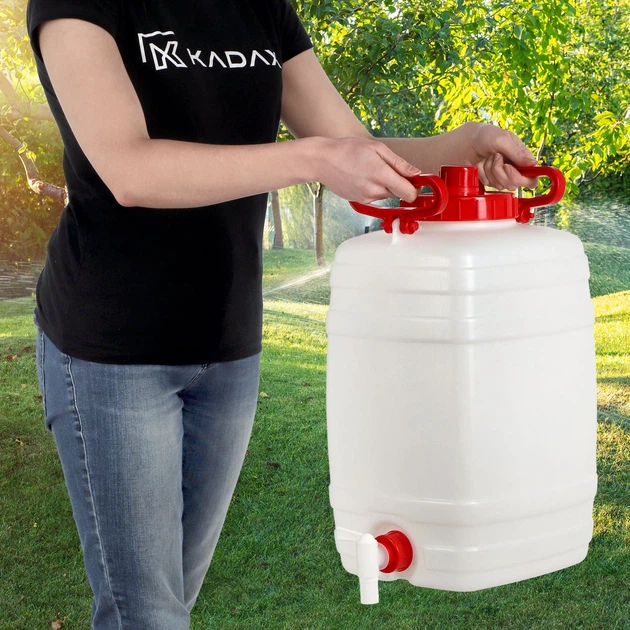 Plastikowa beczka z kranikiem Kadax Asele na wodę 25 L (K4224) (5903699432631) - obraz 8