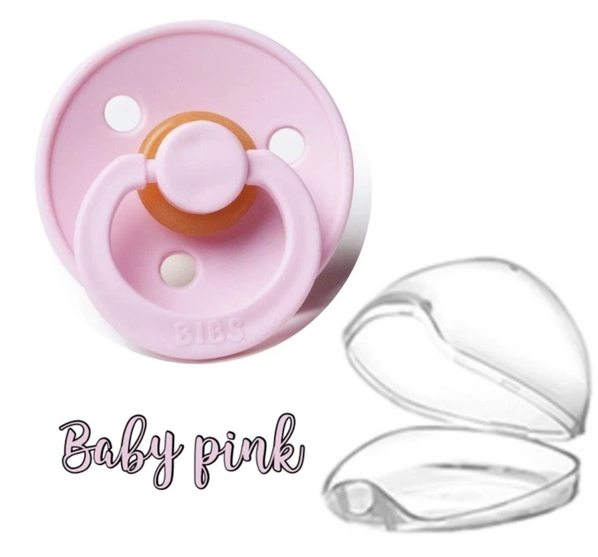 Пустушка BIBS 0-6 міс Colour Baby Pink в контейнері для зберігання - Фото 1 Пустушка BIBS 0-6 міс Colour Baby Pink в контейнері для зберігання - изображение 1