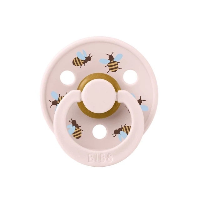 Пустушка BIBS STUDIO 0-6 m Latex Round Bumblebee Friends Petal - Фото 1 Пустушка BIBS STUDIO 0-6 m Latex Round Bumblebee Friends Petal - изображение 1