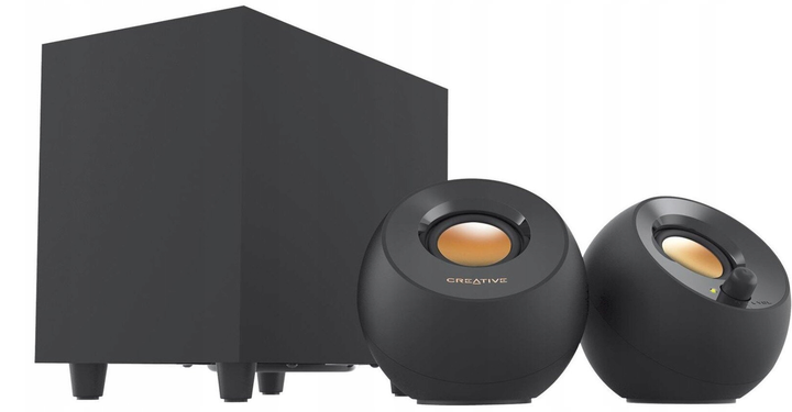 Мультимедійні колонки Creative Pebble Plus 2.1 USB 16W акустика для ПК та ноутбука - Фото 5 Мультимедійні колонки Creative Pebble Plus 2.1 USB 16W акустика для ПК та ноутбука - зображення 5