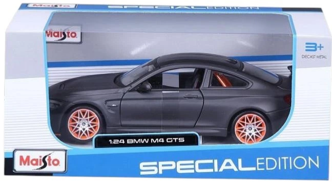 Металева модель автомобіля Maisto BMW M4 GTS 1:24 Сірий MST31246 (090159001188) - зображення 2