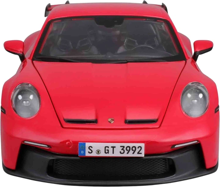 Металева модель автомобіля Maisto Porsche 911 GT3 2022 1:18 Червоний MST36458RD (090159067993) - зображення 3
