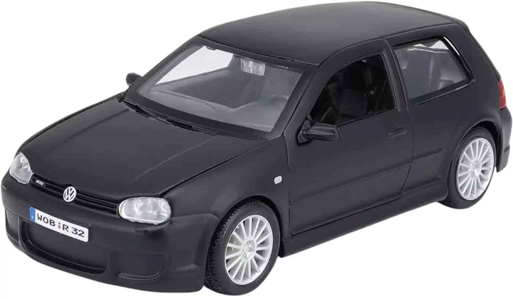 Metalowy model samochodu Maisto Volkswagen Golf R32 1:24 Czarny MST31290BK (090159072454) - obraz 3