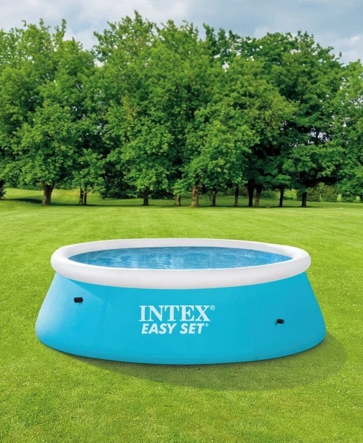 Детский надувной бассейн Intex 28101 Easy Set синий 183х51 см 880 л (21-9-28101) - изображение 4