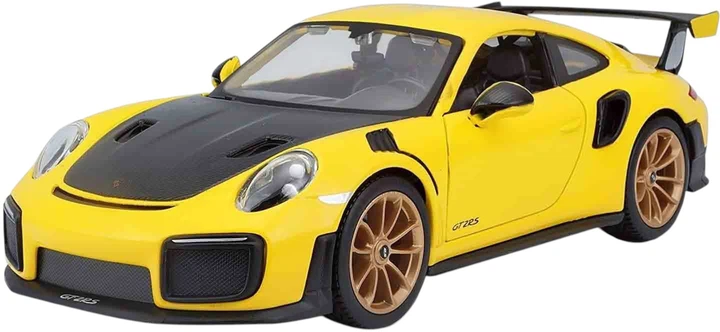 Металева модель автомобіля Maisto Porsche 911 GT2 RS 2018 1:24 Жовта MST31523 (090159315230) - зображення 3