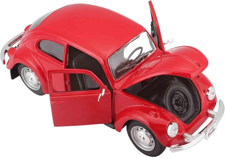 Металева модель автомобіля Maisto Volkswagen Beetle 1:24 Червоний MST31926RD (090159319269) - зображення 3