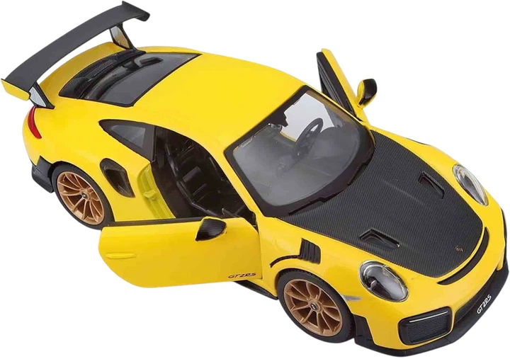 Металева модель автомобіля Maisto Porsche 911 GT2 RS 2018 1:24 Жовта MST31523 (090159315230) - зображення 6