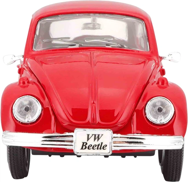 Металева модель автомобіля Maisto Volkswagen Beetle 1:24 Червоний MST31926RD (090159319269) - зображення 5
