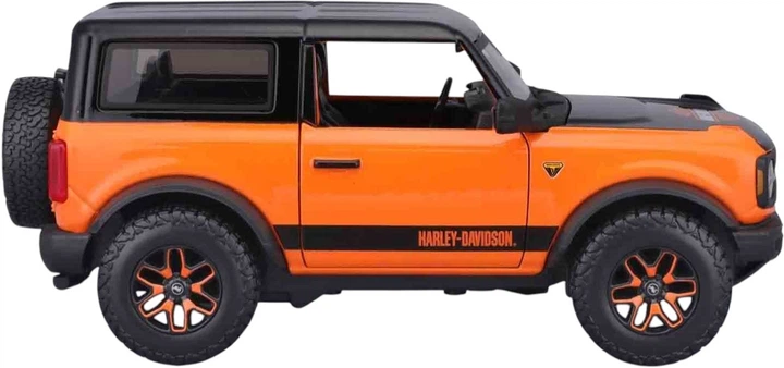 Металева модель автомобіля Maisto Ford Bronco Badland 2021 1:24 Чорно-помаранчевий MST32272 (090159322726) - зображення 6