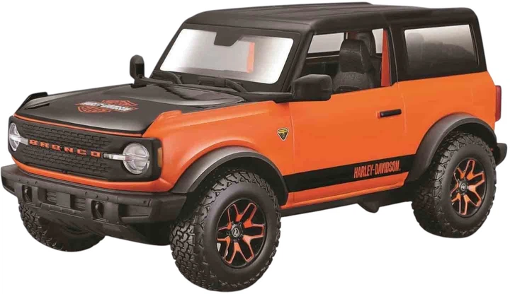 Металева модель автомобіля Maisto Ford Bronco Badland 2021 1:24 Чорно-помаранчевий MST32272 (090159322726) - зображення 7