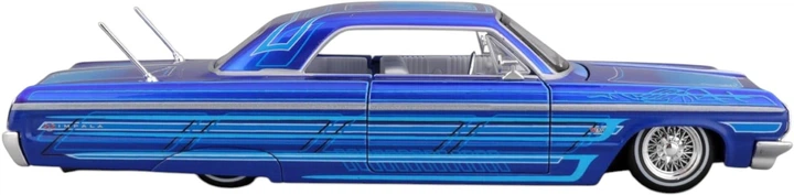 Металева модель автомобіля Chevrolet Impala SS Lowrider 1964 1:26 Синій MST32547 (090159325475) - зображення 3