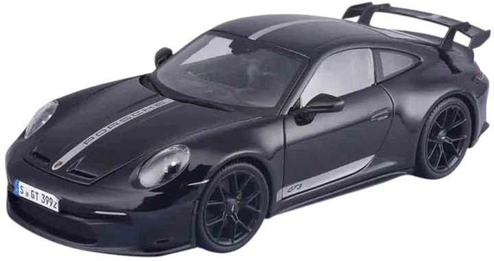 Металева модель автомобіля Maisto Porsche 911 GT3 2022 1:18 Чорний MST36458BK (090159067474) - зображення 2