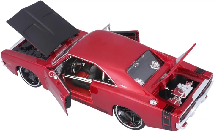 Металева модель автомобіля Dodge Charger R/T 1969 1:25 Червоний MST32537 (090159325376) - зображення 5