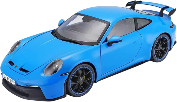 Металева модель автомобіля Maisto Porsche 911 GT3 2022 1:18 Синій MST36458BU (090159364580) - зображення 3
