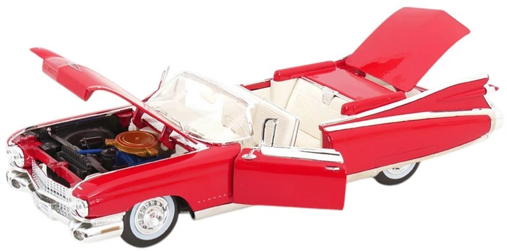 Metalowy model samochodu Maisto Cadillac Eldorado Biarritz 1959 1:18 Czerwony MST36813RW (090159060512) - obraz 3