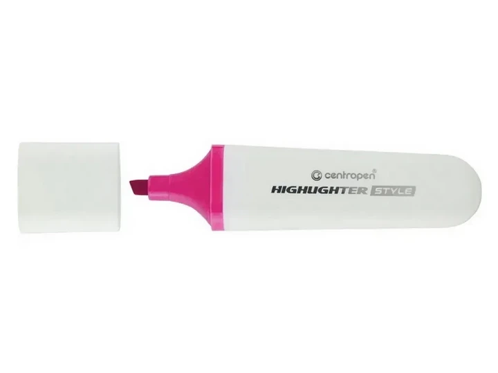 Маркер Centropen текстовий Highlighter Style 1-4,6 мм клин. рожевий (6252/53) - Фото 1 Маркер Centropen текстовий Highlighter Style 1-4,6 мм клин. рожевий (6252/53) - зображення 1