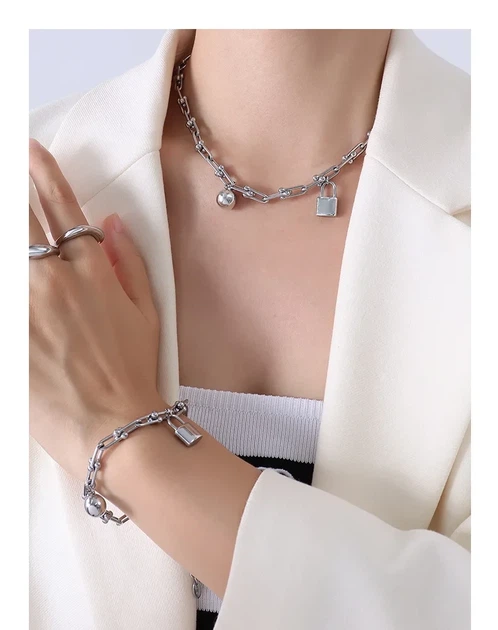 Кольє-ланцюг у стилі "Tiffany" Charms - зображення 2