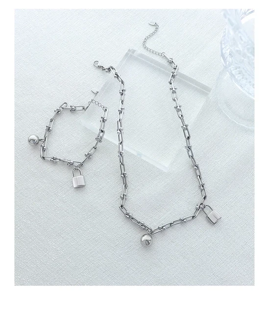 Кольє-ланцюг у стилі "Tiffany" Charms - зображення 3