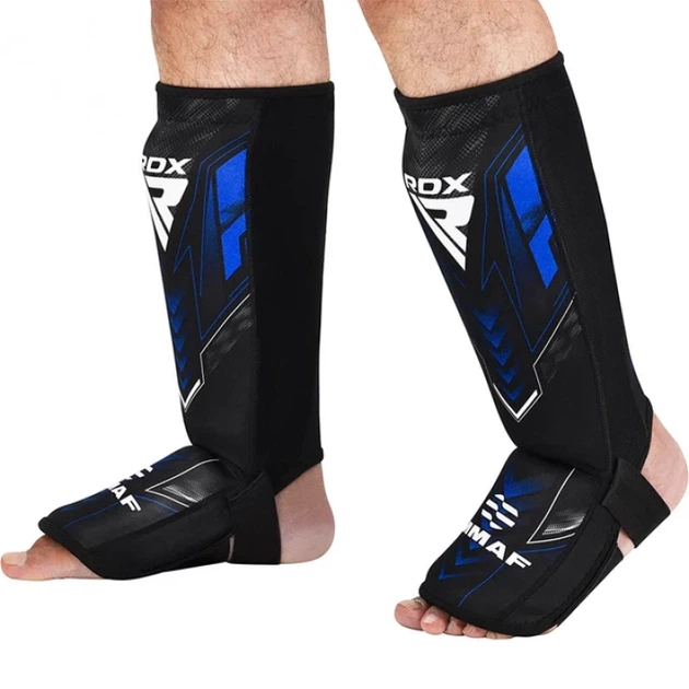 Захист Для Ніг RDX IMMAF Approved Neoprene Shin Instep Guards Чорно-Синій M (SGN-IMF-1U-M) - Фото 4 Захист Для Ніг RDX IMMAF Approved Neoprene Shin Instep Guards Чорно-Синій M (SGN-IMF-1U-M) - изображение 4