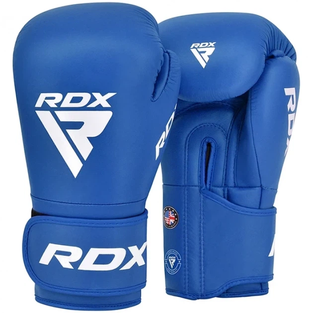 Боксерські Рукавички RDX Amateur Competition Boxing Gloves AS1 Cиній 12oz (BGR-AS1U-12oz) - Фото 1 Боксерські Рукавички RDX Amateur Competition Boxing Gloves AS1 Cиній 12oz (BGR-AS1U-12oz) - зображення 1