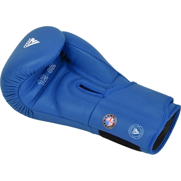 Боксерські Рукавички RDX Amateur Competition Boxing Gloves AS1 Cиній 12oz (BGR-AS1U-12oz) - Фото 3 Боксерські Рукавички RDX Amateur Competition Boxing Gloves AS1 Cиній 12oz (BGR-AS1U-12oz) - зображення 3