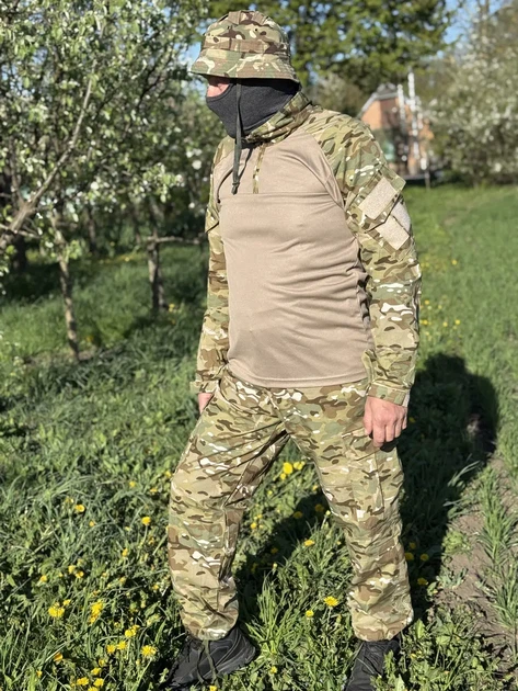 Костюм тактичний Tactical мультикам Убакс+Штани розмір M - Фото 1 Костюм тактичний Tactical мультикам Убакс+Штани розмір M - зображення 1