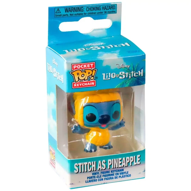 Фигурка на клипсе Funko POP! Стич с ананасом (87209) - Фото 1 Фигурка на клипсе Funko POP! Стич с ананасом (87209) - изображение 1
