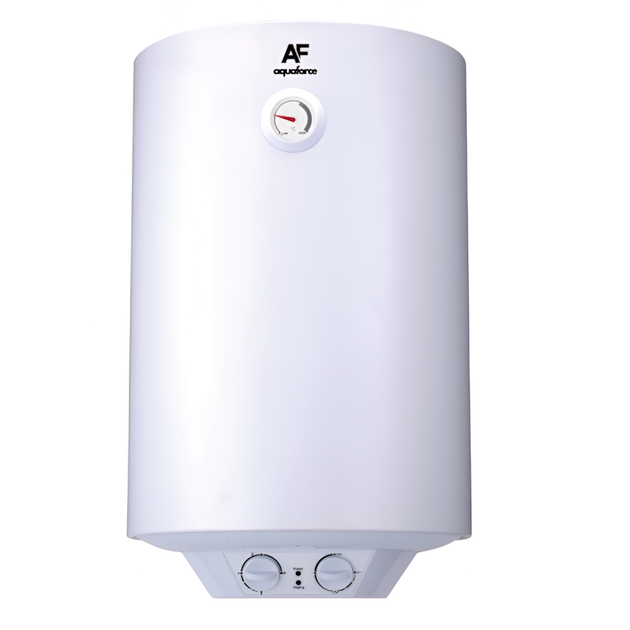Бойлер Aquaforce Ultima U50W 1,5 кВт 50л мокрый ТЭН, универсальный, белый - Фото 1 Бойлер Aquaforce Ultima U50W 1,5 кВт 50л мокрый ТЭН, универсальный, белый - изображение 1