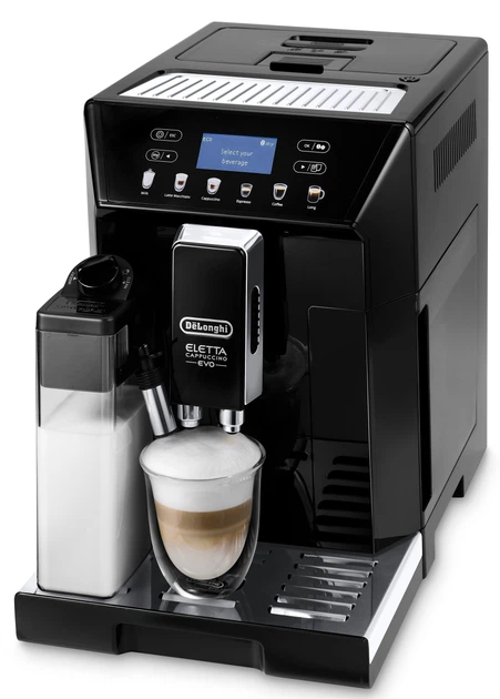 Кавомашина DELONGHI Eletta Cappuccino Evo ECAM 46.860.B Б/В - зображення 5