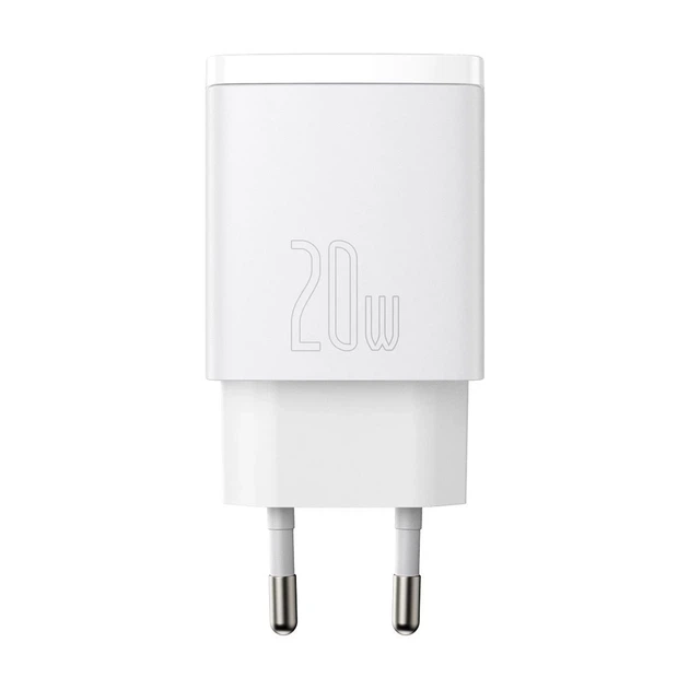 Сетевое зарядное устройство Baseus Compact QC 20W USB-C | USB-A White (CCXJ-B02) - изображение 2