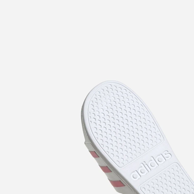 Жіночі шльопанці Adilette Aqua білий з рожевим 37 - зображення 2