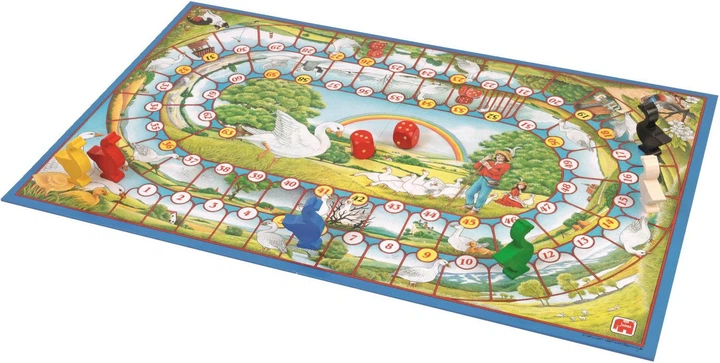 Gra planszowa Jumbo Snakes and Ladders (8710126179680) - Zdjęcie 2 Gra planszowa Jumbo Snakes and Ladders (8710126179680) - obraz 2
